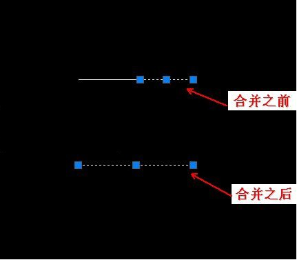 CAD怎么讓兩段直線合并？189.png