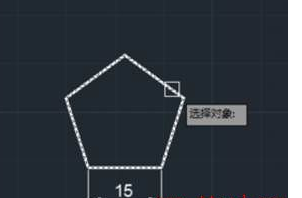 CAD如何按照比例縮放五邊形？