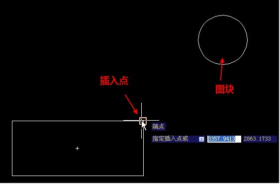 在CAD中插入點(diǎn)離圖塊遠(yuǎn)怎么辦？